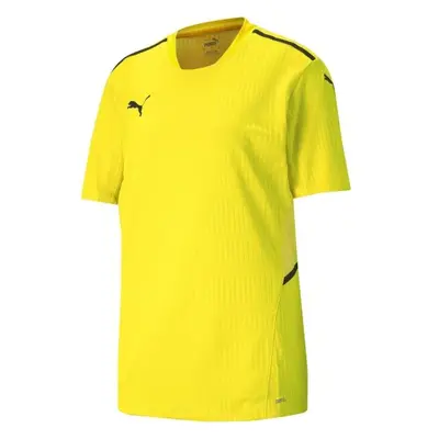 Puma TEAMCUP JERSEY TEE Pánské fotbalové triko, žlutá, velikost