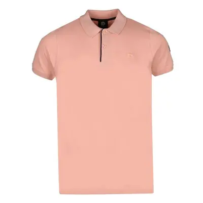 FUNDANGO MOLTON POLOSHIRT Pánské polotričko, růžová, velikost