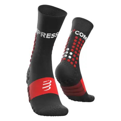 Compressport ULTRA TRAIL SOCKS Běžecké ponožky, černá, velikost