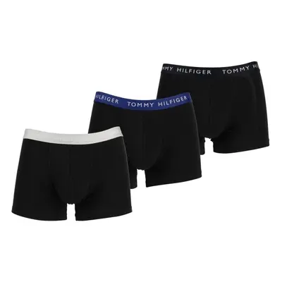 Tommy Hilfiger 3P TRUNK WB Pánské boxerky, černá, velikost