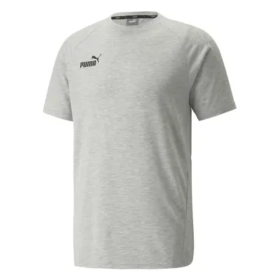 Puma TEAMFINAL CASUALS TEE Pánské triko, šedá, velikost