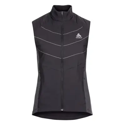 Odlo W RUN EASY S-THERMIC VEST Dámská běžecká vesta, černá, velikost