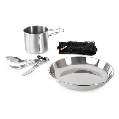 GSI GLACIER STAINLESS PERSON SET Kempingové nádobí, stříbrná, velikost