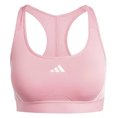 adidas POWERIMPACT TRAIN 3-STRIPES BRA Dámská sportovní podprsenka, růžová, velikost