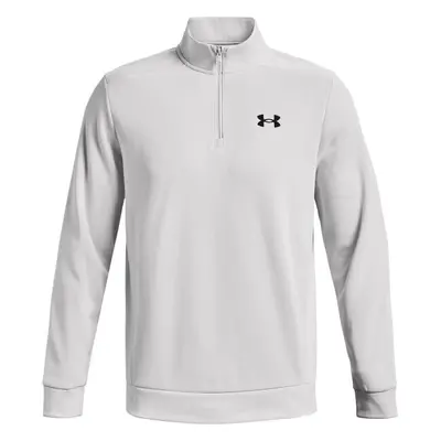 Under Armour ARMOUR FLEECE 1/4 ZIP Pánská fleecová mikina, šedá, velikost