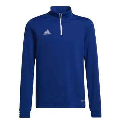 adidas ENTRADA TRAINING TOP Juniorský fotbalový top, modrá, velikost