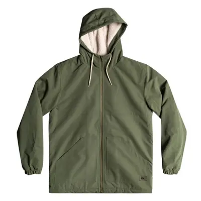 Quiksilver FINAL CALL JACKET Pánská bunda, khaki, velikost