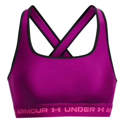 Under Armour CROSSBACK MID Dámská podprsenka, fialová, velikost