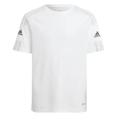 adidas SQUADRA JERSEY Chlapecký fotbalový dres, bílá, velikost