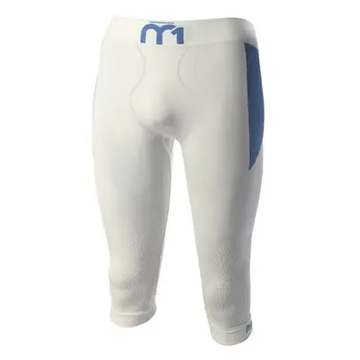 Mico 3/4 TIGHT PANTS M1 SKINTECH Pánské 3/4 termo kalhoty, bílá, velikost