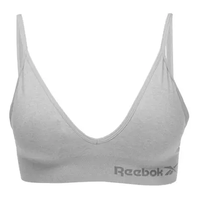 Reebok SEAMLESS BRA JUSTINE Dámská podprsenka, šedá, velikost