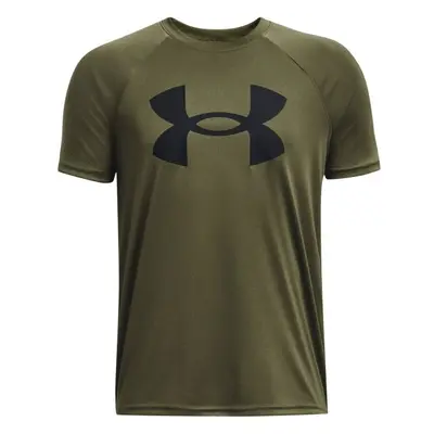 Under Armour TECH BIG LOGO Chlapecké triko, khaki, velikost