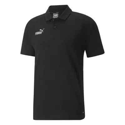 Puma TEAMFINAL CASUALS POLO TEE SHIRT Pánské triko, černá, velikost