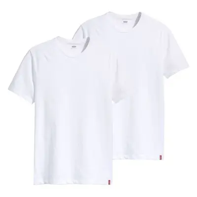 Levi's® SLIM 2PK CREWNECK Pánské tričko, bílá, velikost