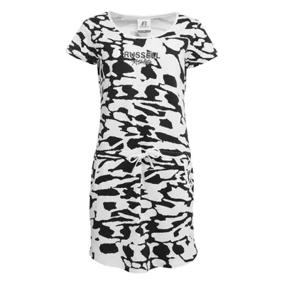 Russell Athletic ZEBRA DRESS W Dámské šaty, bílá, velikost