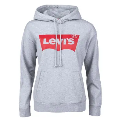 Levi's® GRAPHIC STANDARD HOODIE BATWIN Dámská mikina, šedá, velikost