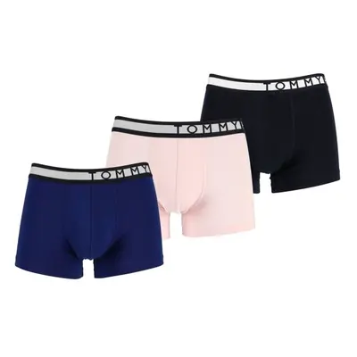 Tommy Hilfiger 3P TRUNK Pánské boxerky, černá, velikost