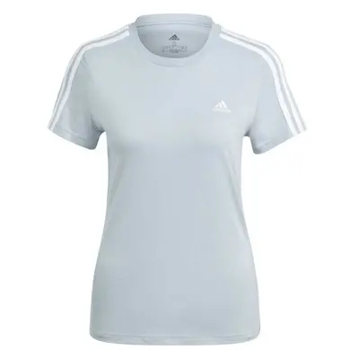 adidas 3-STRIPES TEE Dámské triko, světle modrá, velikost