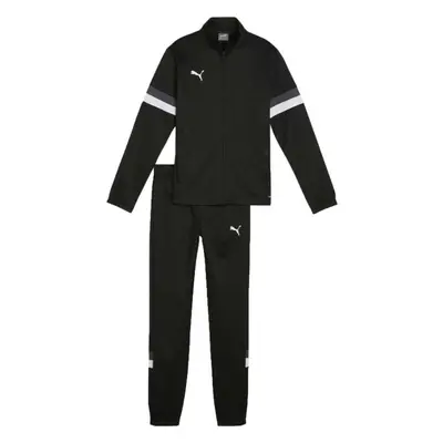 Puma TEAMRISE TRACKSUIT JR Dětská tepláková souprava, černá, velikost