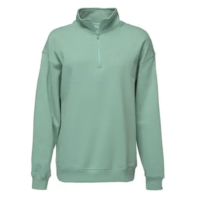 Roxy ESSENTIAL ENERGY HALF ZIP Dámská mikina, světle modrá, velikost