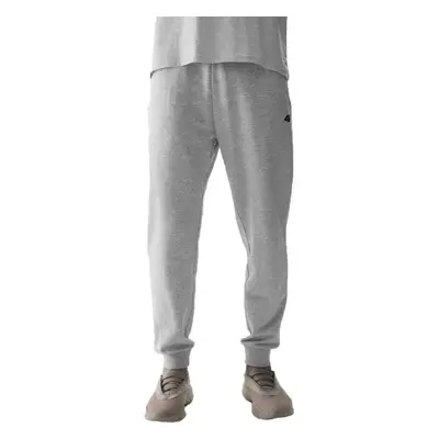 4F TROUSERS BASIC Pánské tepláky, šedá, velikost