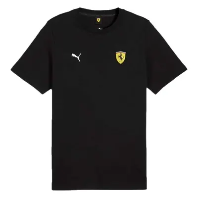 Puma FERRARI RACE COLORED SHIELD TEE Pánské triko, černá, velikost