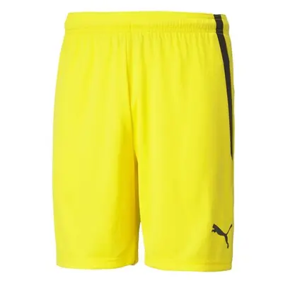 Puma TEAM LIGA SHORTS Pánské šortky, žlutá, velikost