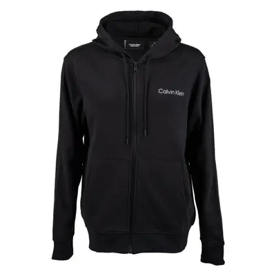 Calvin Klein ZIP THROUGH HOODY Pánská mikina, černá, velikost