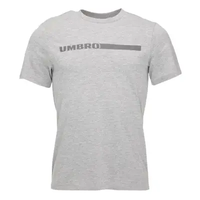 Umbro TEXTURED LOGO GRAPHIC TEE Pánské triko, šedá, velikost