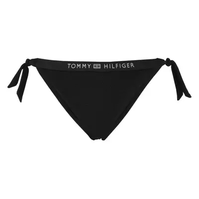 Tommy Hilfiger SIDE TIE BIKINI Dámský spodní díl plavek, černá, velikost