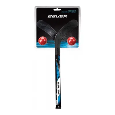 Bauer MINI STICK SET Set hokejek a míčku, černá, velikost