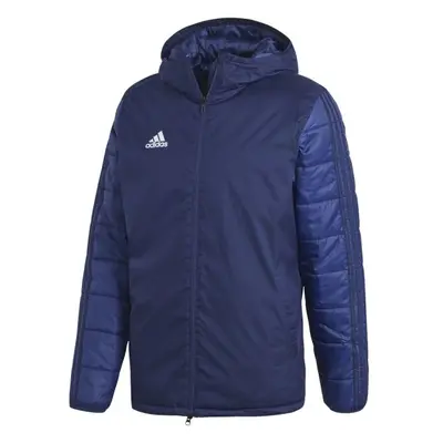 adidas WINTER Pánská fotbalová bunda, tmavě modrá, velikost