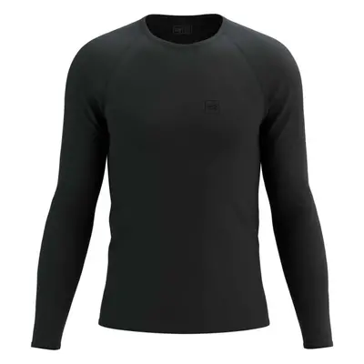 Compressport TRAINING TSHIRT LS Pánské tréninkové triko s dlouhým rukávem, černá, velikost