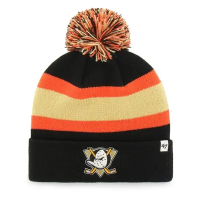 47 NHL ANAHEIM DUCKS BREAKAWAY CUFF KNIT Zimní čepice, černá, velikost