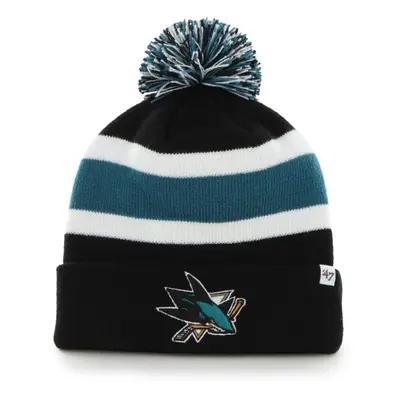 47 NHL SAN JOSE SHARKS BREAKAWAY CUFF KNIT Zimní čepice, černá, velikost