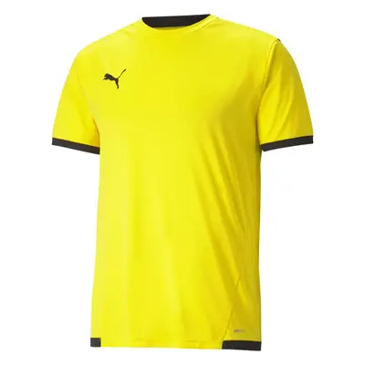 Puma TEAM LIGA JERSEY TEE Pánské fotbalové triko, žlutá, velikost