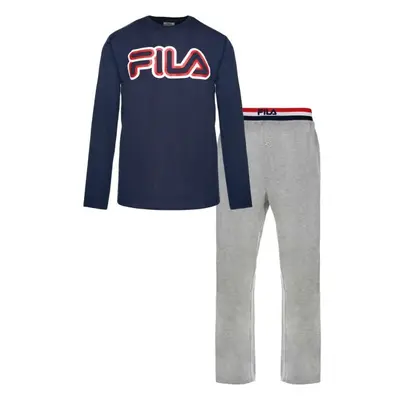 Fila JERSEY PANT PYJAMAS LS Pánské pyžamo, tmavě modrá, velikost