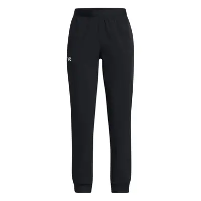 Under Armour SPORT WOVEN JOGGER Dívčí tepláky, černá, velikost