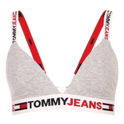 Tommy Hilfiger TOMMY JEANS ID-UNLINED TRIANGLE Dámská podprsenka, šedá, velikost