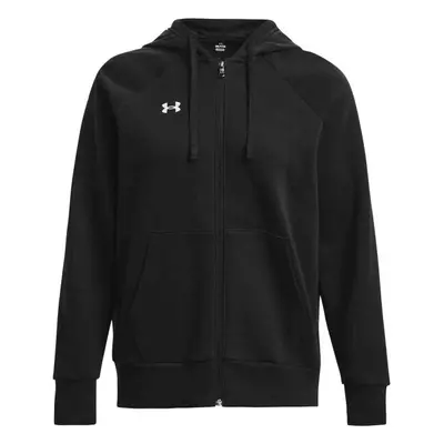 Under Armour RIVAL FLEECE FZ HOODIE Dámská mikina, černá, velikost