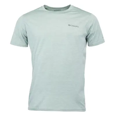 Columbia ALPINE CHIL ZERO SHORT SLEEVE CREW Pánské funkční tričko, světle zelená, velikost