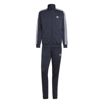 adidas BASIC 3-STRIPES TRICOT Pánská souprava, tmavě modrá, velikost