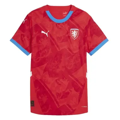 Puma FACR HOME JERSEY REPLICA JR Dětská replika fotbalového dresu, červená, velikost