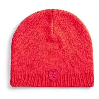 Puma FERRARI SPORTWEAR BEANIE Čepice, červená, velikost