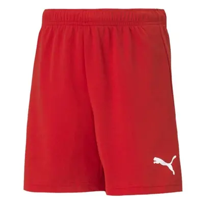 Puma TEAMRISE SHORTS Juniorské šortky, červená, velikost