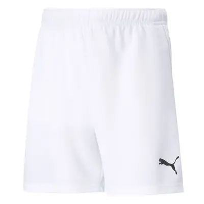 Puma TEAMRISE SHORTS Juniorské šortky, bílá, velikost