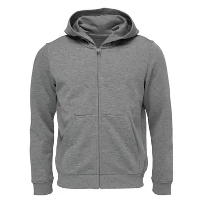 Calvin Klein PW - FULL ZIP HOODIE Pánská mikina, šedá, velikost