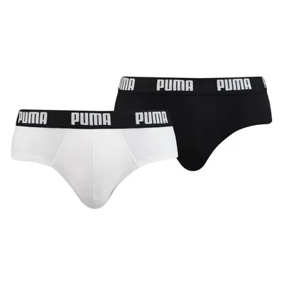 Puma BASIC BRIEF 2P Pánské slipy, bílá, velikost