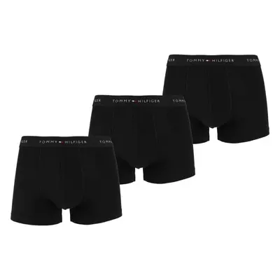 Tommy Hilfiger SIGNATURE CTN ESS-3P WB TRUNK Pánské boxerky, černá, velikost