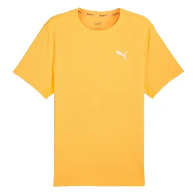 Puma RUN FAVORITE VELOCITY TEE Pánské sportovní triko, žlutá, velikost